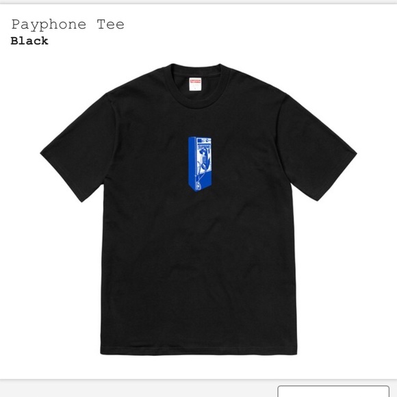 payphone tee supreme